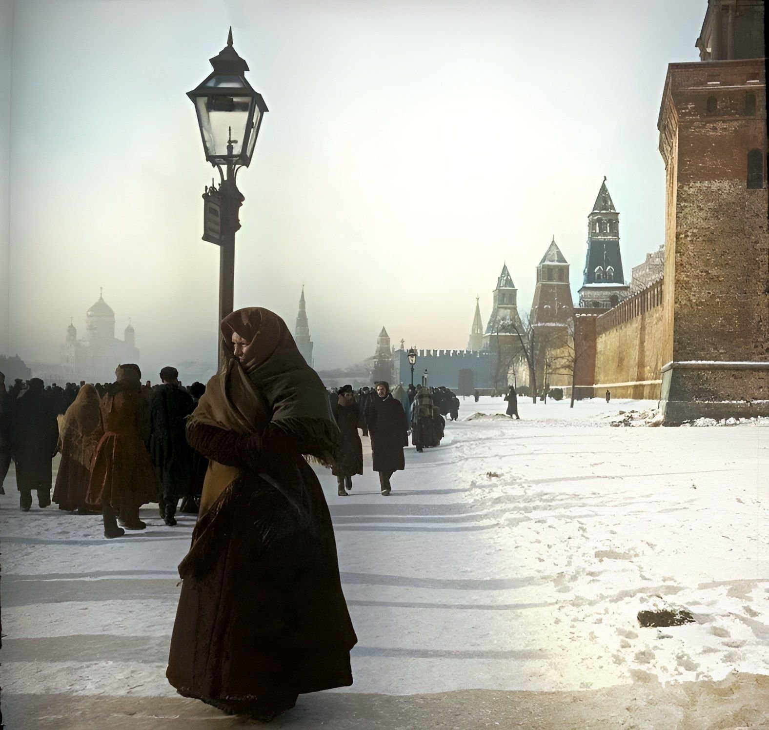 Зима в москве старые