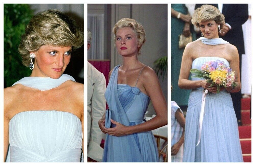 Диана В Голубом Платье фото 20