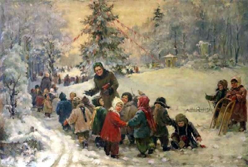 Новый год советские художники. Досекин Сергей Васильевич (1869 - 1916). Празднование нового года в картинах русских художников. Новый год в Советской живописи. Новый год картины художников СССР.