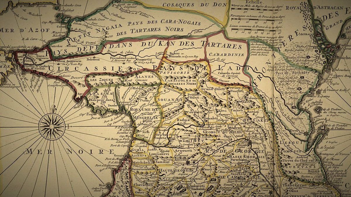 Черкесская 18. Карта кабарды 16 века. Кабарда на карте 18 век. Старая карта Черкесии. Кабарда в 18 веке на карте.