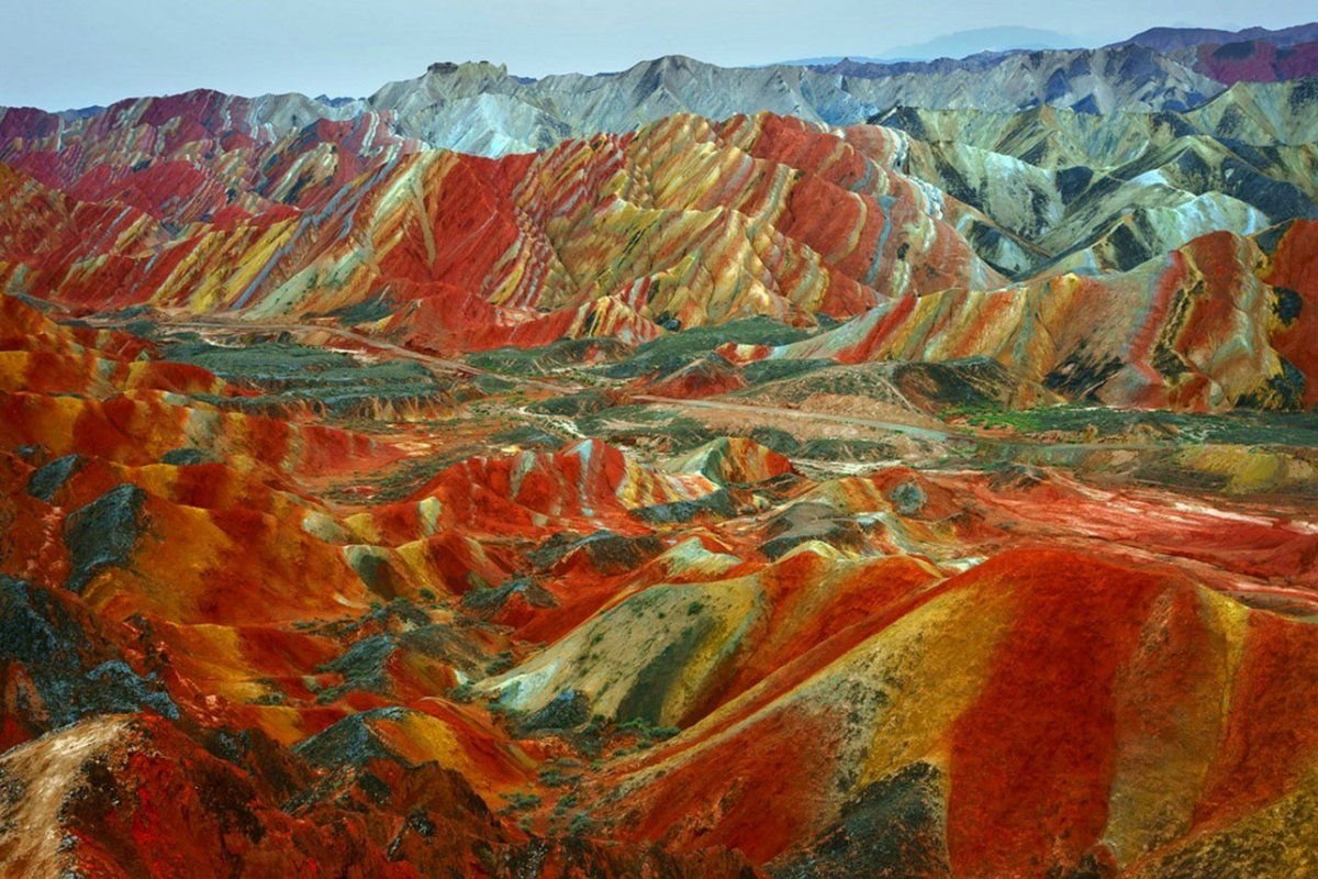 Ландшафт Дэнксия (Danxia landform), Китай