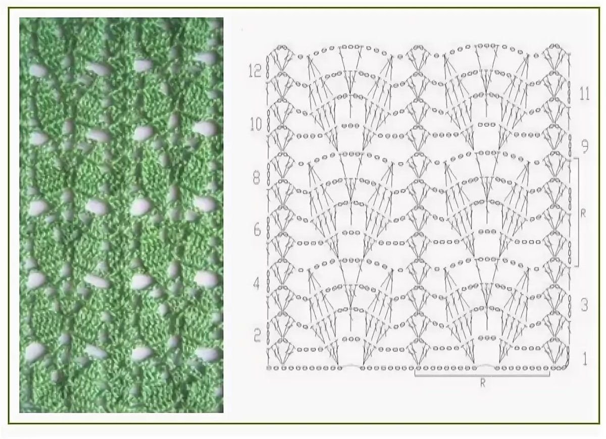 Схемы крючком с фото