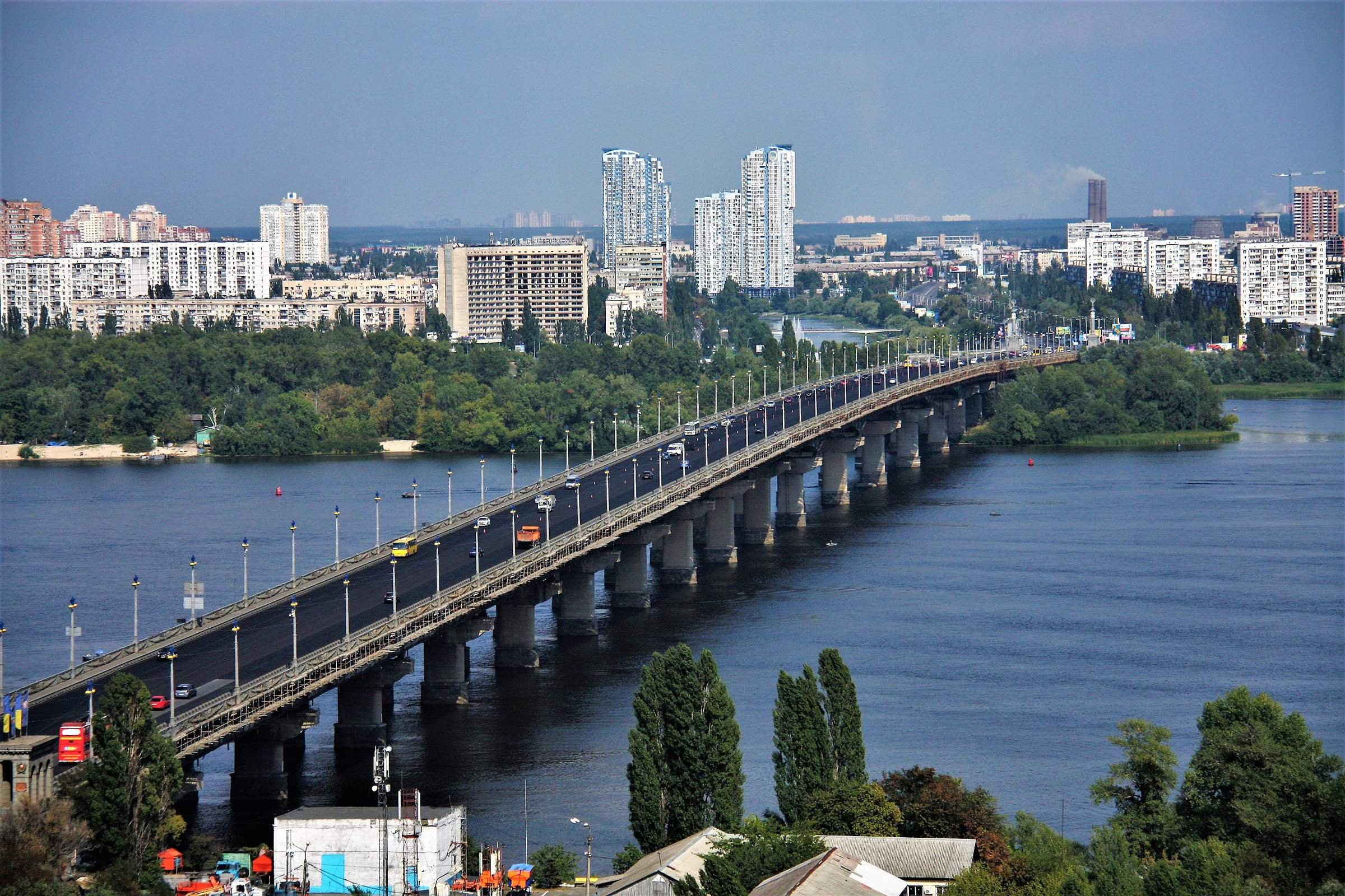 мост в киеве через днепр