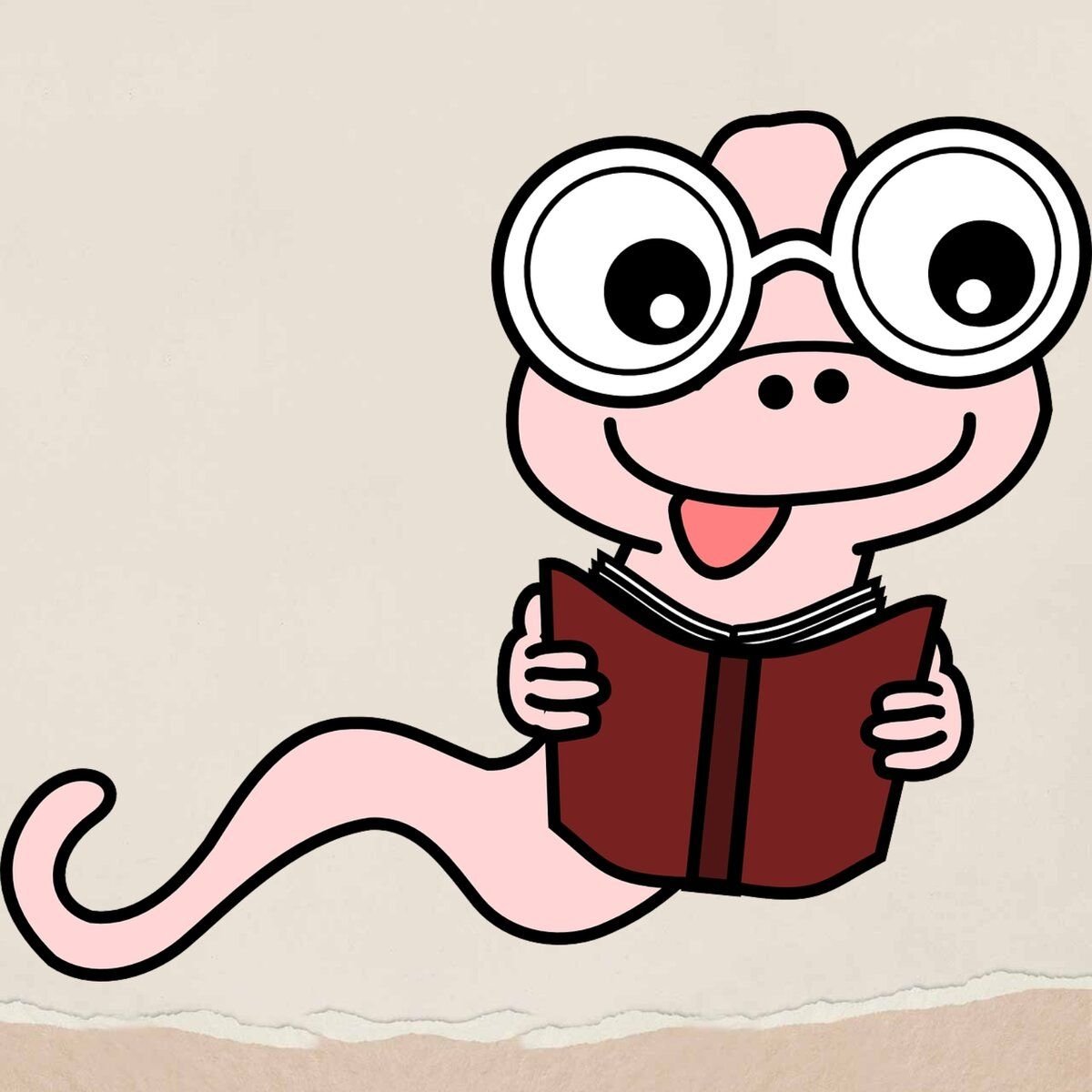 Книжный червь рисунок