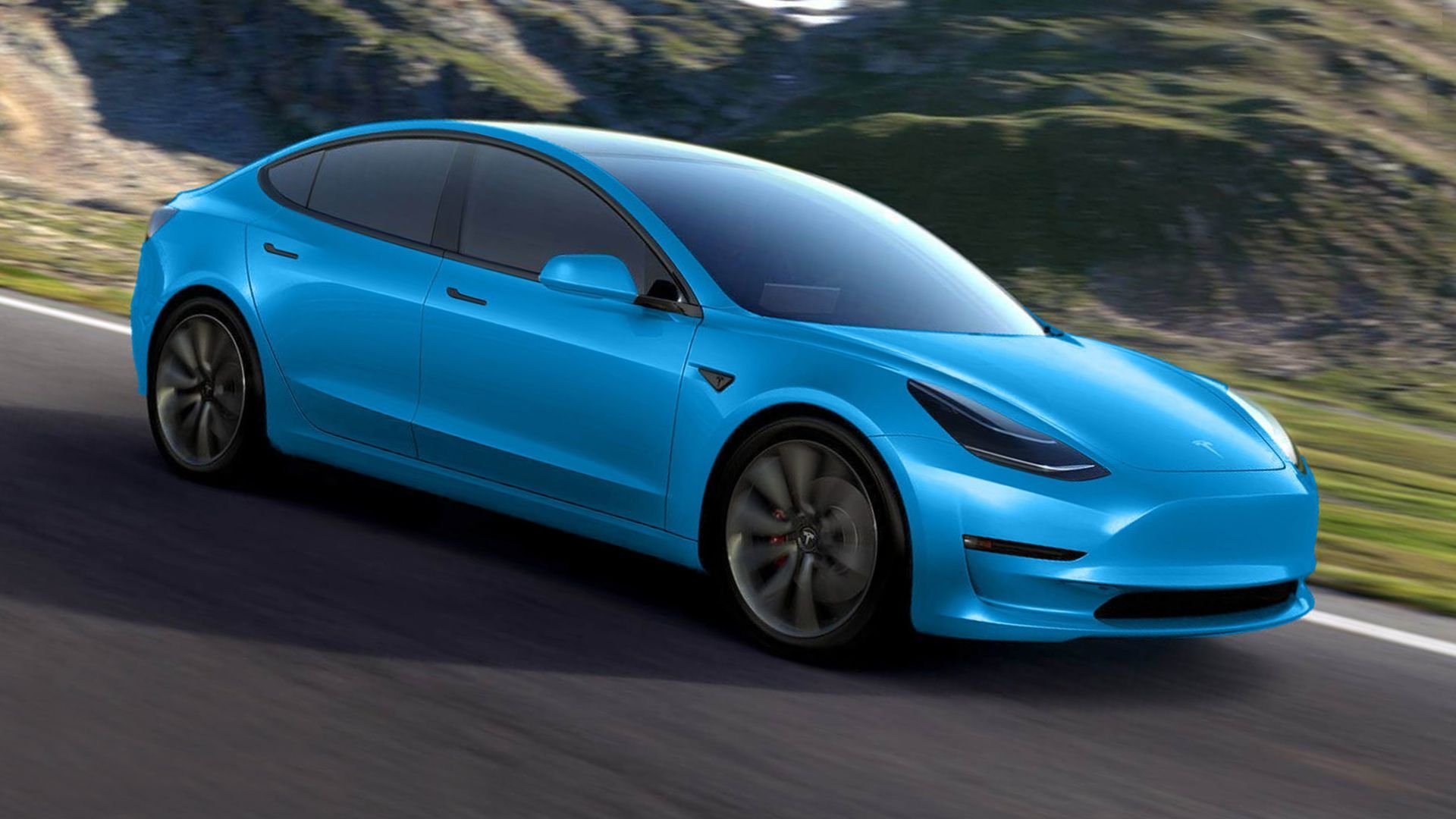 Седан Tesla model 3