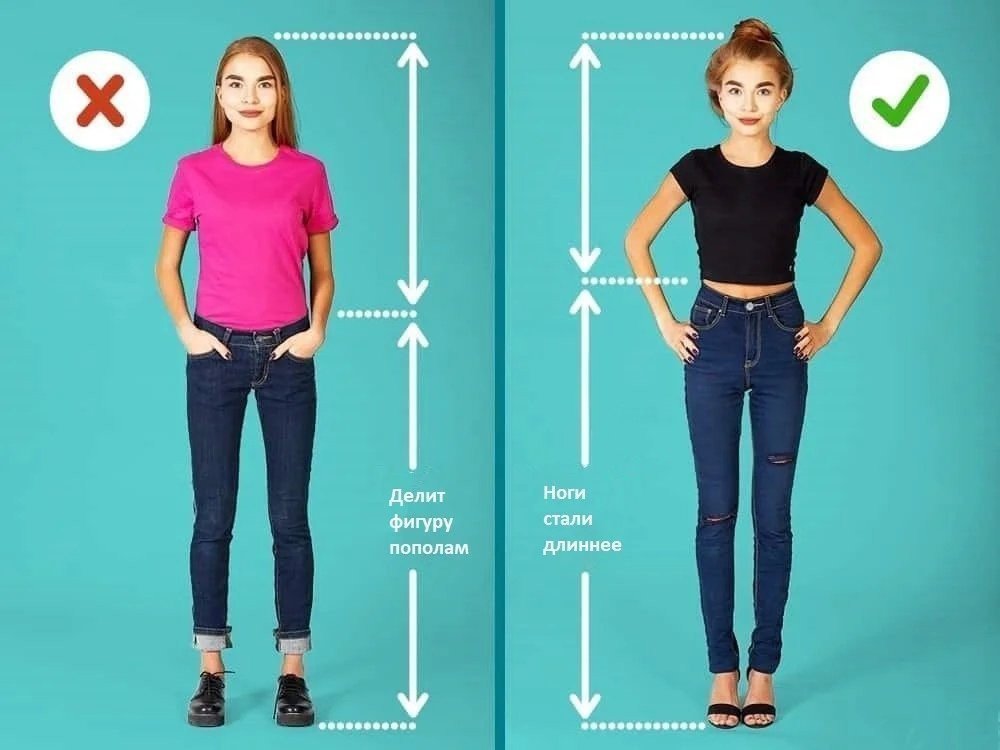 Как подобрать одежду для девушек маленького роста