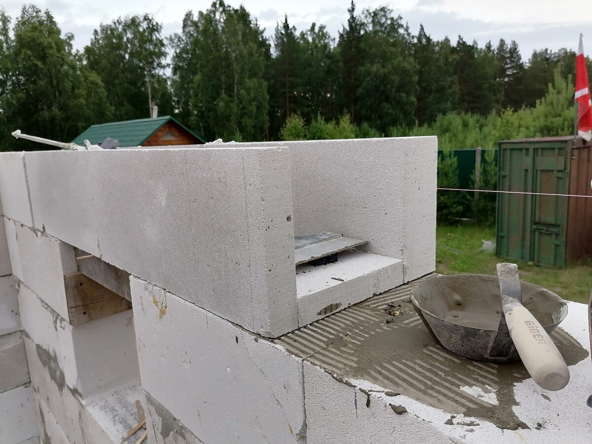 Арочные перемычки из газобетона