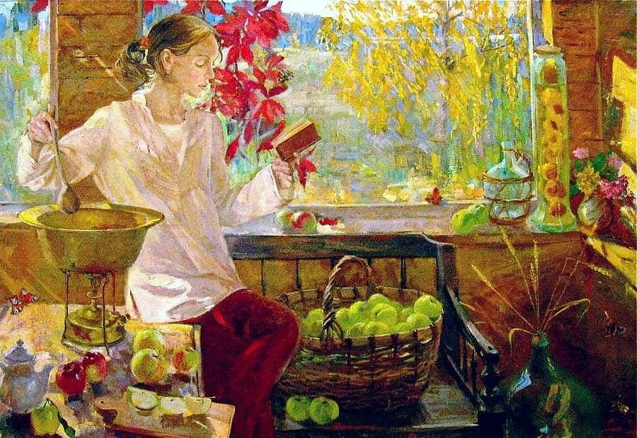 Автор и картина живопись