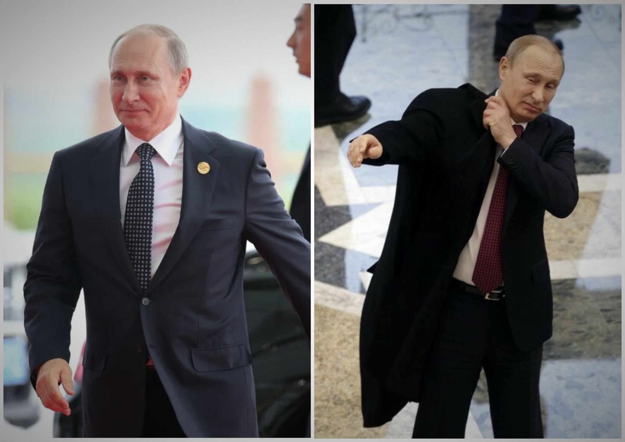 Путин в костюме