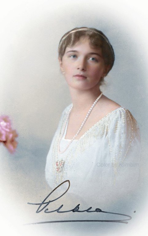 Рисунки дочерей николая 2