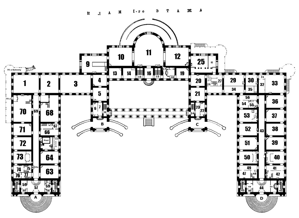 Схема дворца. План Александровского дворца в Царском селе. Александровский дворец в Царском селе план. Ливадийский дворец план дворца. Большой Екатерининский дворец план.