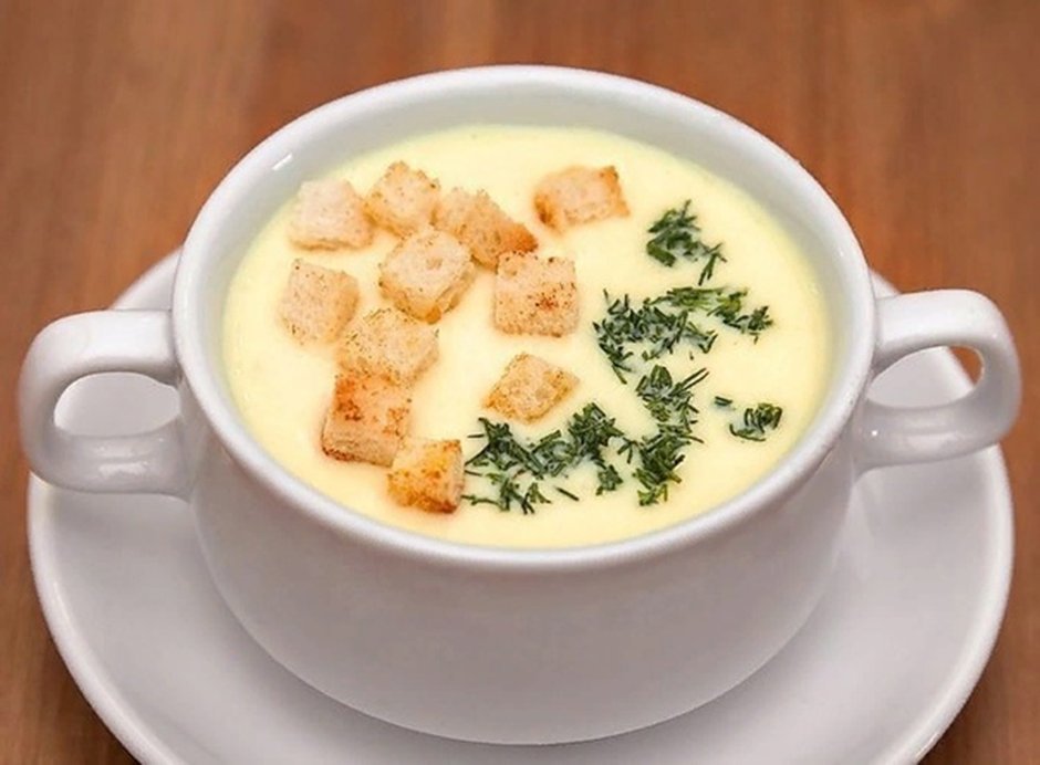 Суп пюре из картофеля с гренками рецепт с фото