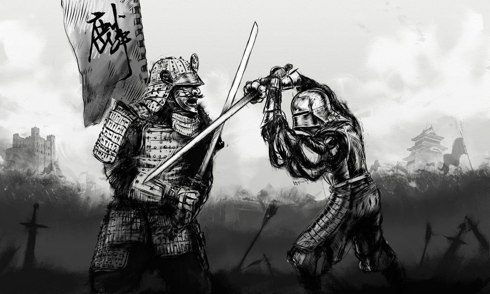 Крестоносец против самурая