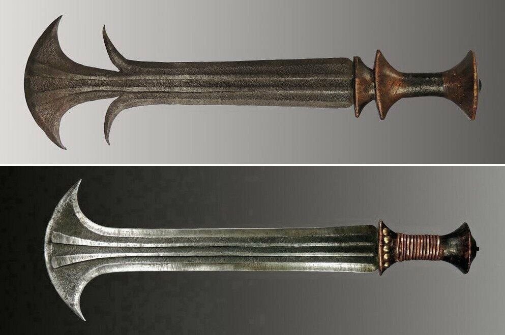 Ancient sword. Меч буазанде. Средневековое оружие. Древние мечи. Необычное средневековое оружие.