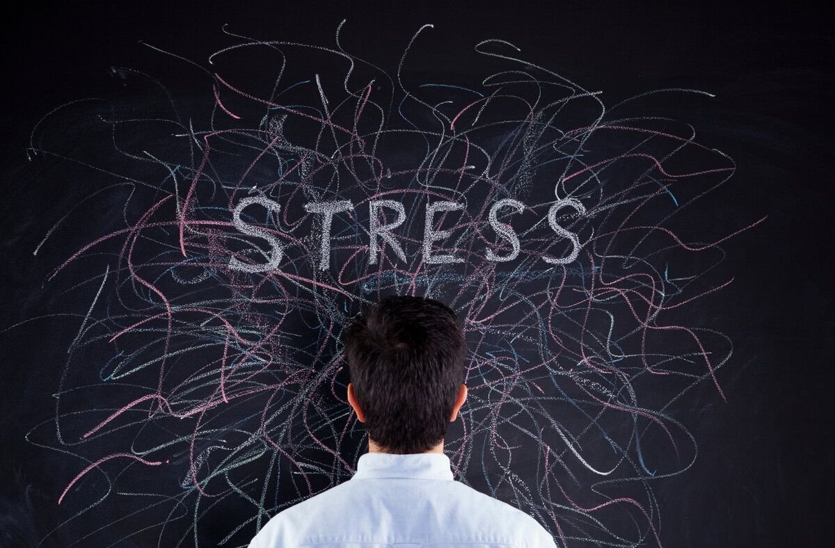 Картинка стресс подростков черный фон