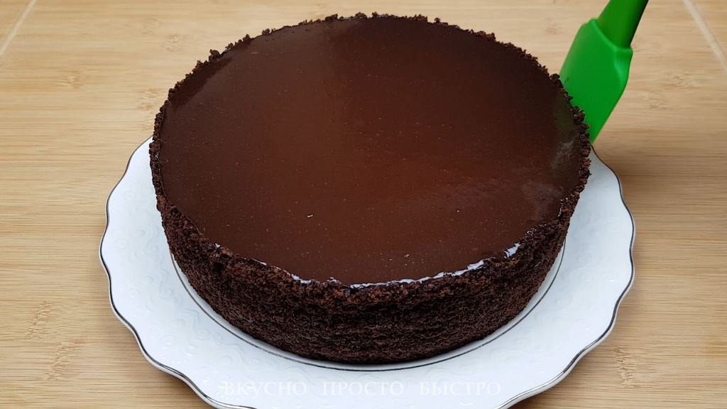 Шоколадные коржи на сковородке