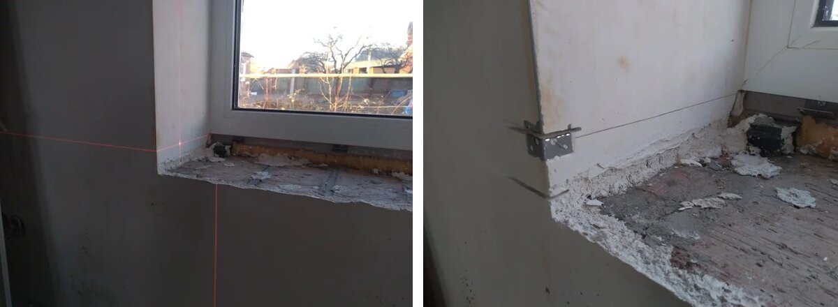 Оштукатуренный подоконник. Штукатурить подоконник. Штукатурка подоконника и откосов. Оштукатуривание подоконника. Штукатурить подоконник.