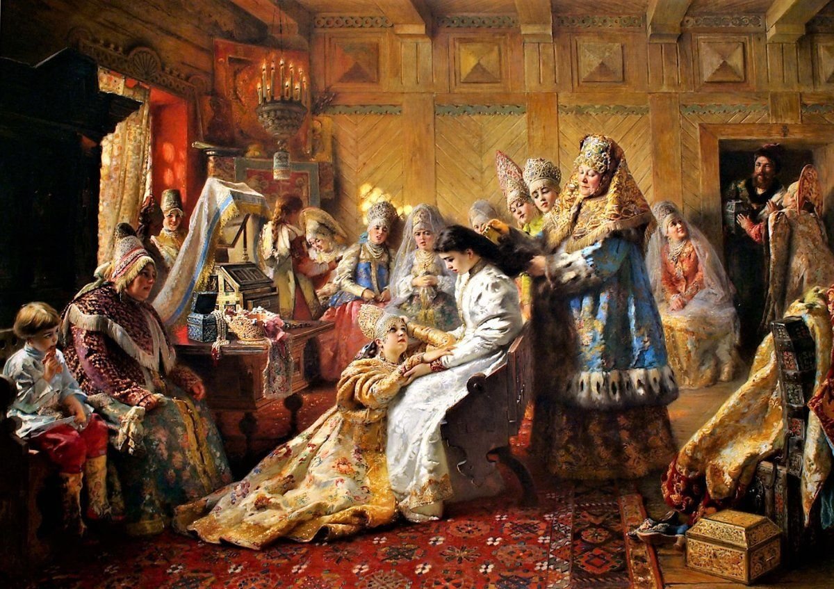 Константин Маковский под венец