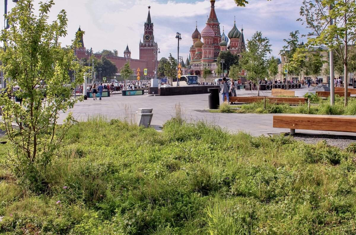Парк Зарядье в 90-е