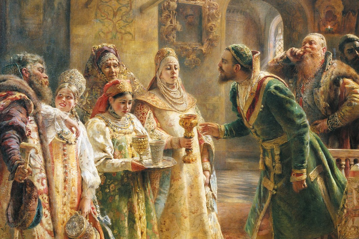 Боярский свадебный пир Маковский