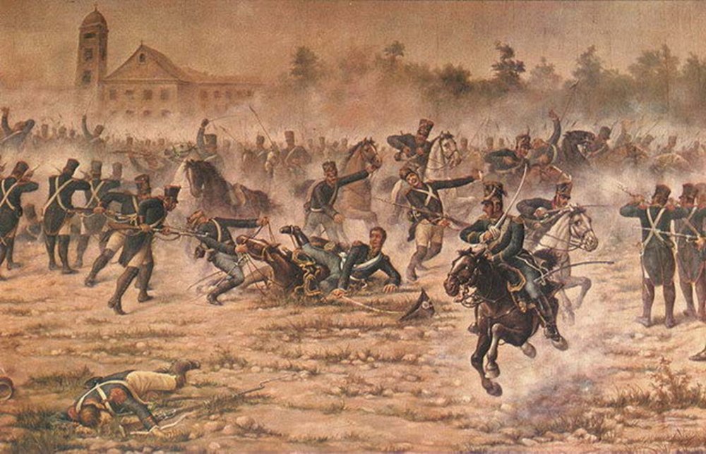 Кишинев 1810 гг. Борьба за независимость испанских колоний (битва в Сан Лоренцо).