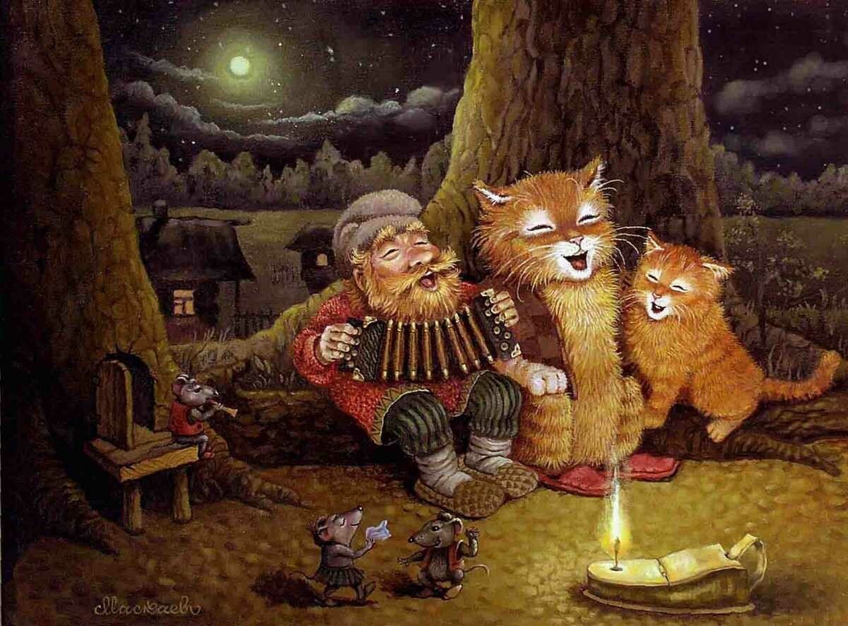 Кошки на руси картинки