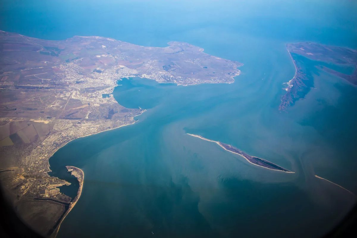 Фото с космоса азовское море