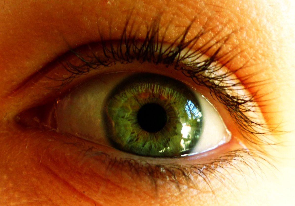 Зелено карие глаза