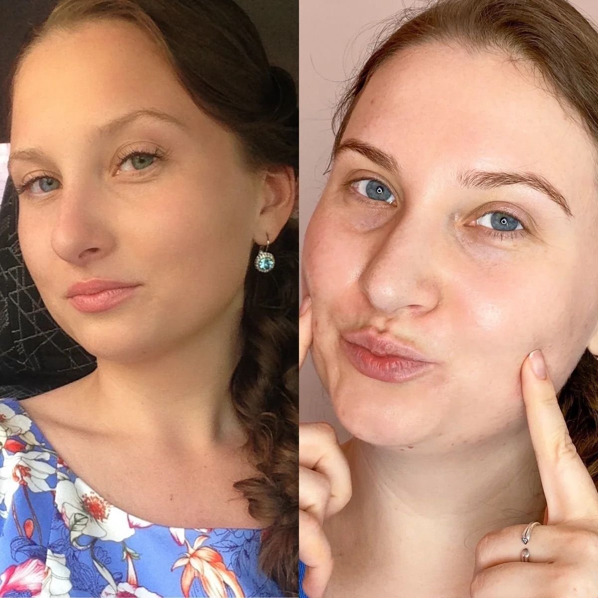 Убираем щечки и второй подбородок с помощью макияжа | Бьюти-девичник ...