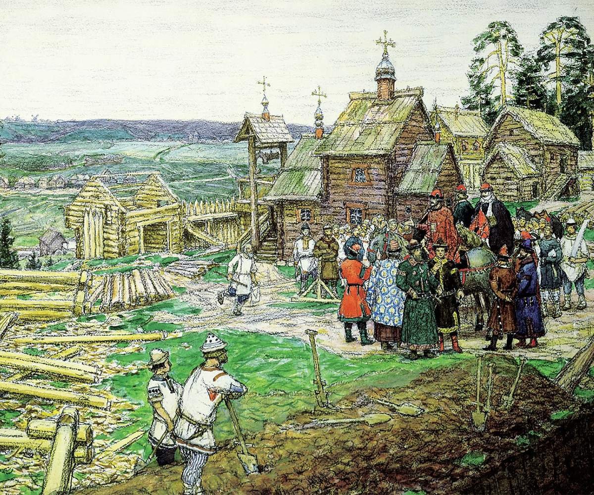 Основание Москвы 1147 Юрием Долгоруким