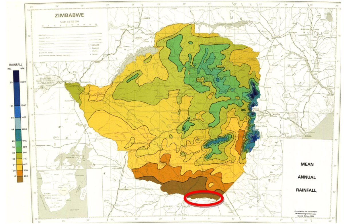 Климатическая карта юар