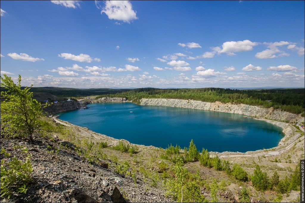 Карьер лазурный фото