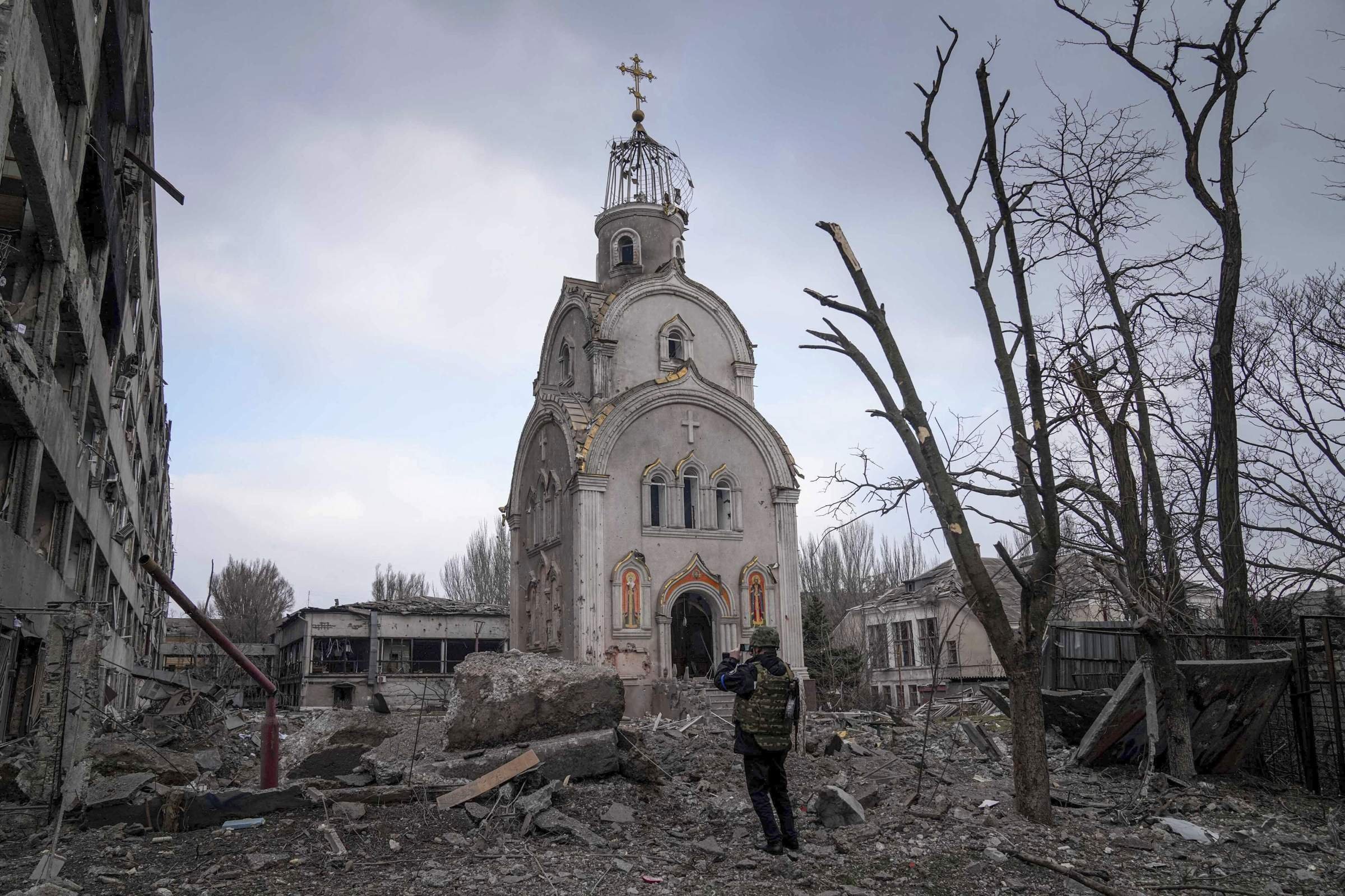 Фото разрушенного мариуполя