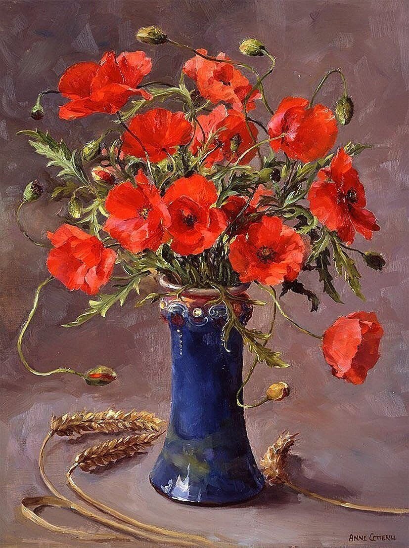 Британская художница Энн Коттерилл (Anne Cotterill, 1933-2010)