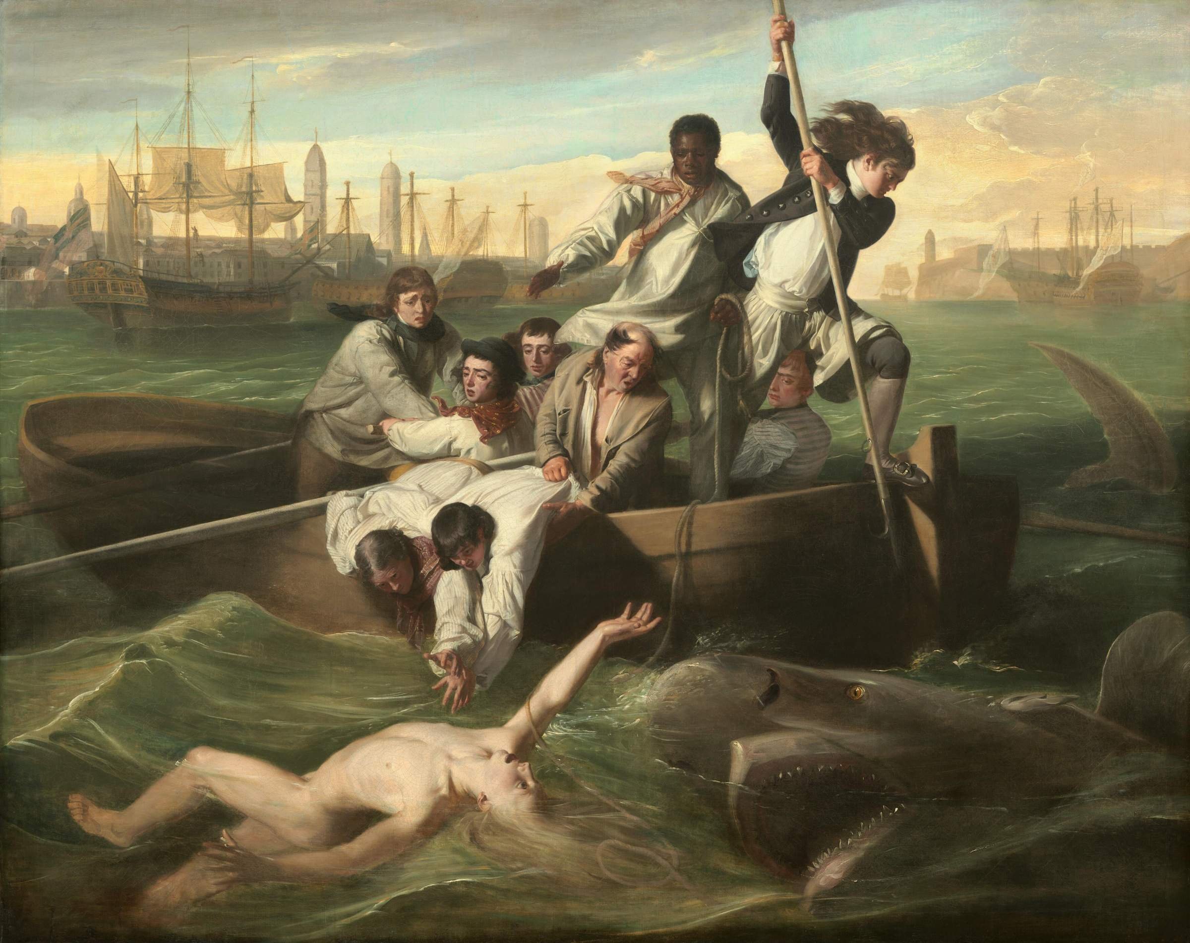 Уотсон и акула Джон Синглтон Копли 1778