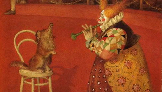 иллюстрации кардовского к каштанке. дали каштанке в цирке. кроссворд юмор. каштанка в цирке иллюстрации. каштанка детские рисунки.