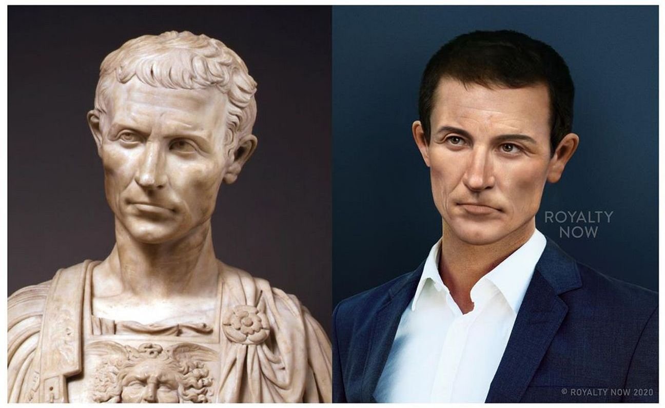 Гай Юлий Цезарь реконструкция внешности
