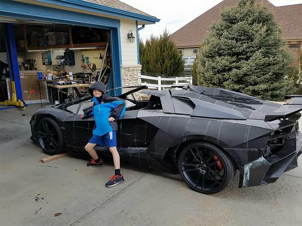 Создал собственный автомобиль. Lamborghini Aventador 3д принтер. Ламборгини 3d Printer. Ламборгини на 3д принтере. Самодельный Ламборгини авентадор.