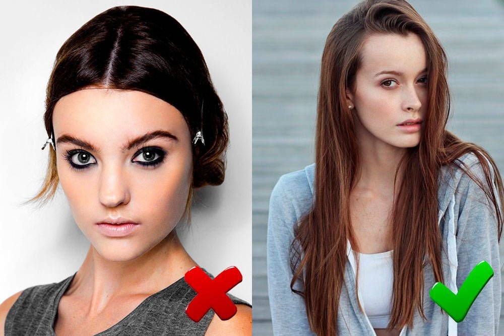 Пробор на голове. Прямой пробор. Челка с пробором. Красивый пробор на волосах. Прилизанные прически женские.