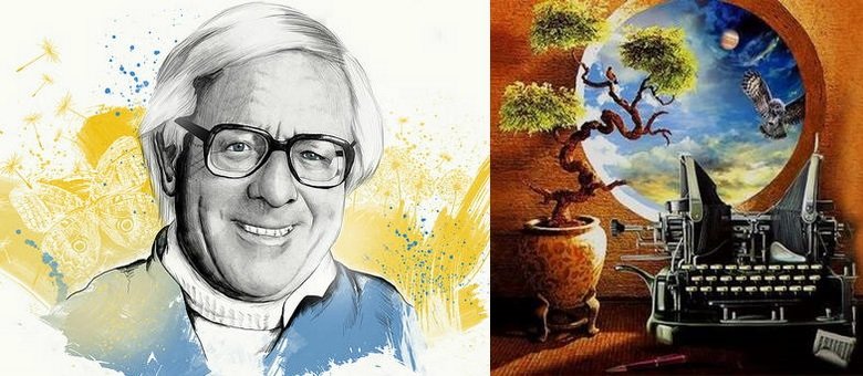 Брэдбери рисует картину мира из которого несколько месяцев назад ушли люди что