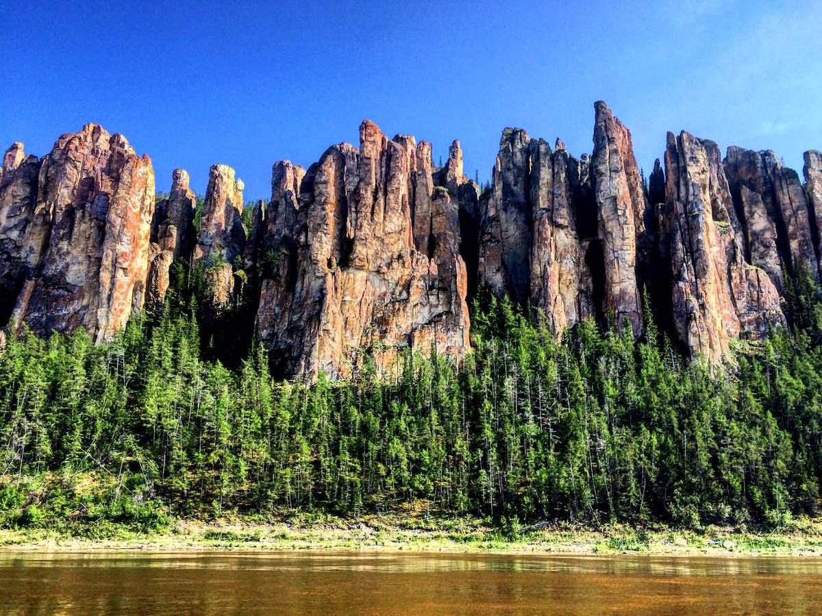 Природный парк Ленские столбы в Якутии