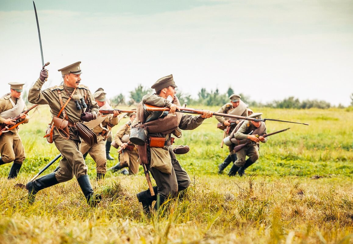 Первые войска. Гумбинненское сражение. Гумбинненское сражение август 1914 года. Гумбинненское сражение 1 мировой. Гумбинненское сражение август 1914 года реконструкция.