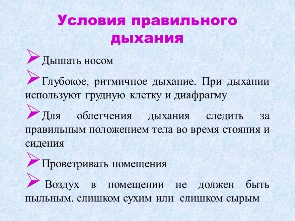 Каким должно быть дыхание. Как правильно дышать. Условия правильного дыхания. Памятка как правильно дышать. Правильное дыхание.