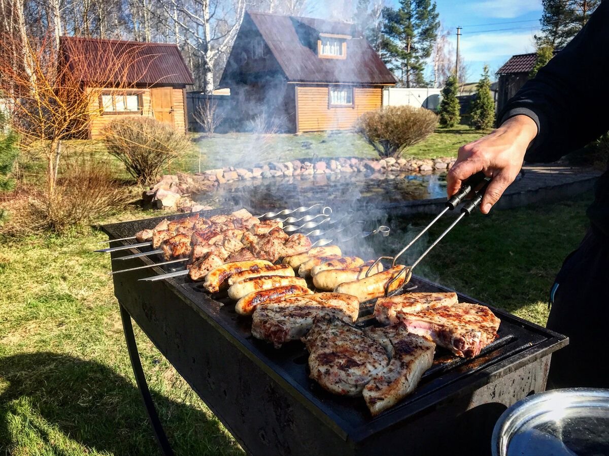 отдых на даче летом