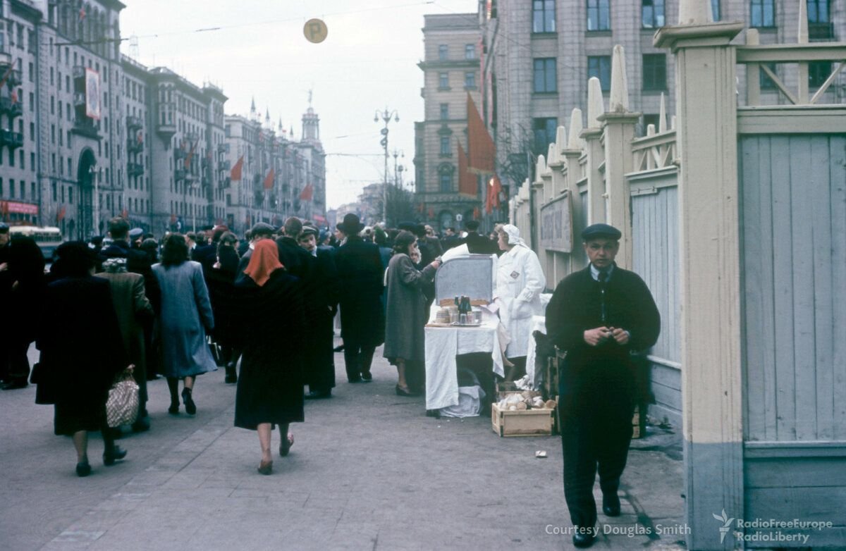 Москва 50 х годов фото в цвете