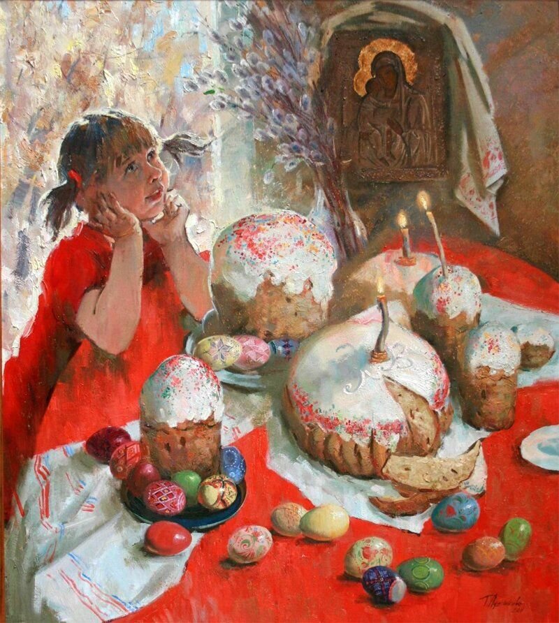 Пластов куличи картина