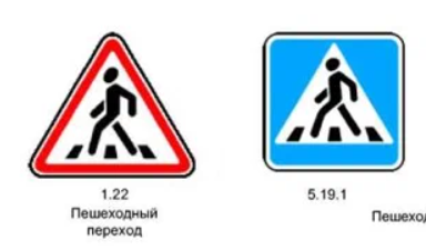 Дорога с пешеходным переходом. Правила как переходить дорогу. Два перехода. Проезжая часть дороги. 2.