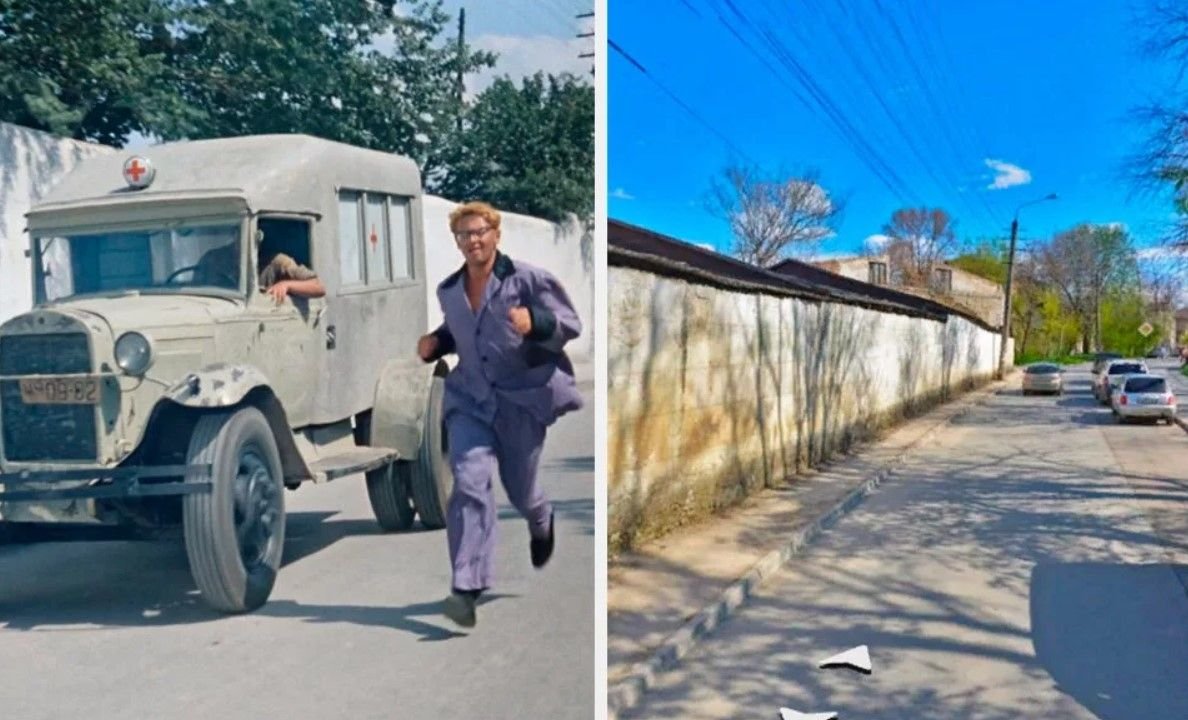 Где снимали кавказскую пленницу. Кавказская пленница кадры в Алуште. Консервный завод Симферополь Кавказская пленница. Кавказская пленница Алушта места съемок. Места съемок кавказской пленницы.