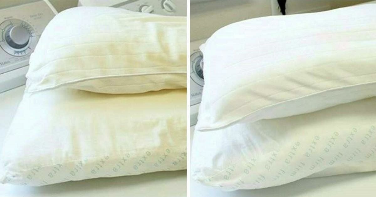 Как чистить подушки. Химчистка подушек до и после. Старая подушка. Подушка до и после. Желтые пятна на подушке.