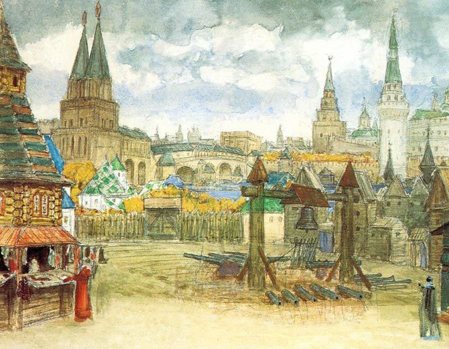 Васнецов картины о москве